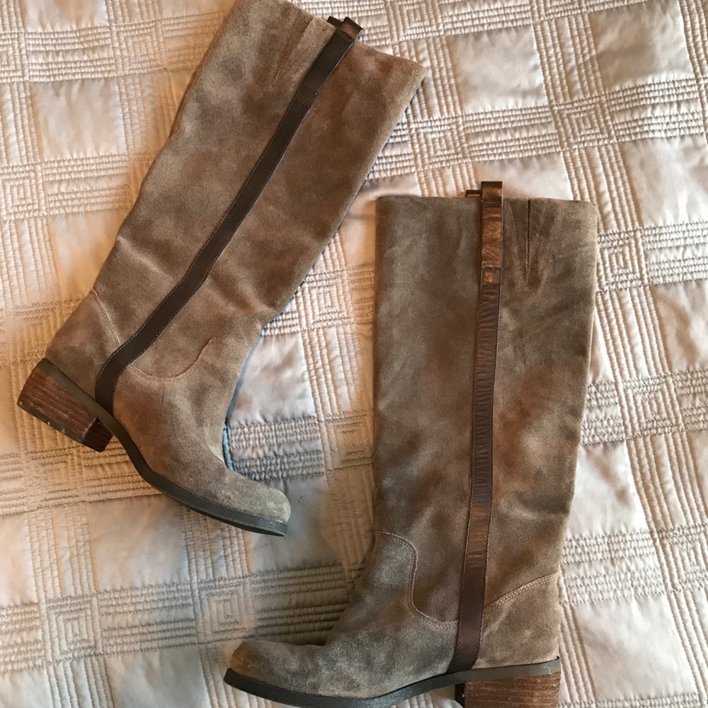 Gianni Bini suede riding boots. Size 7.  leather